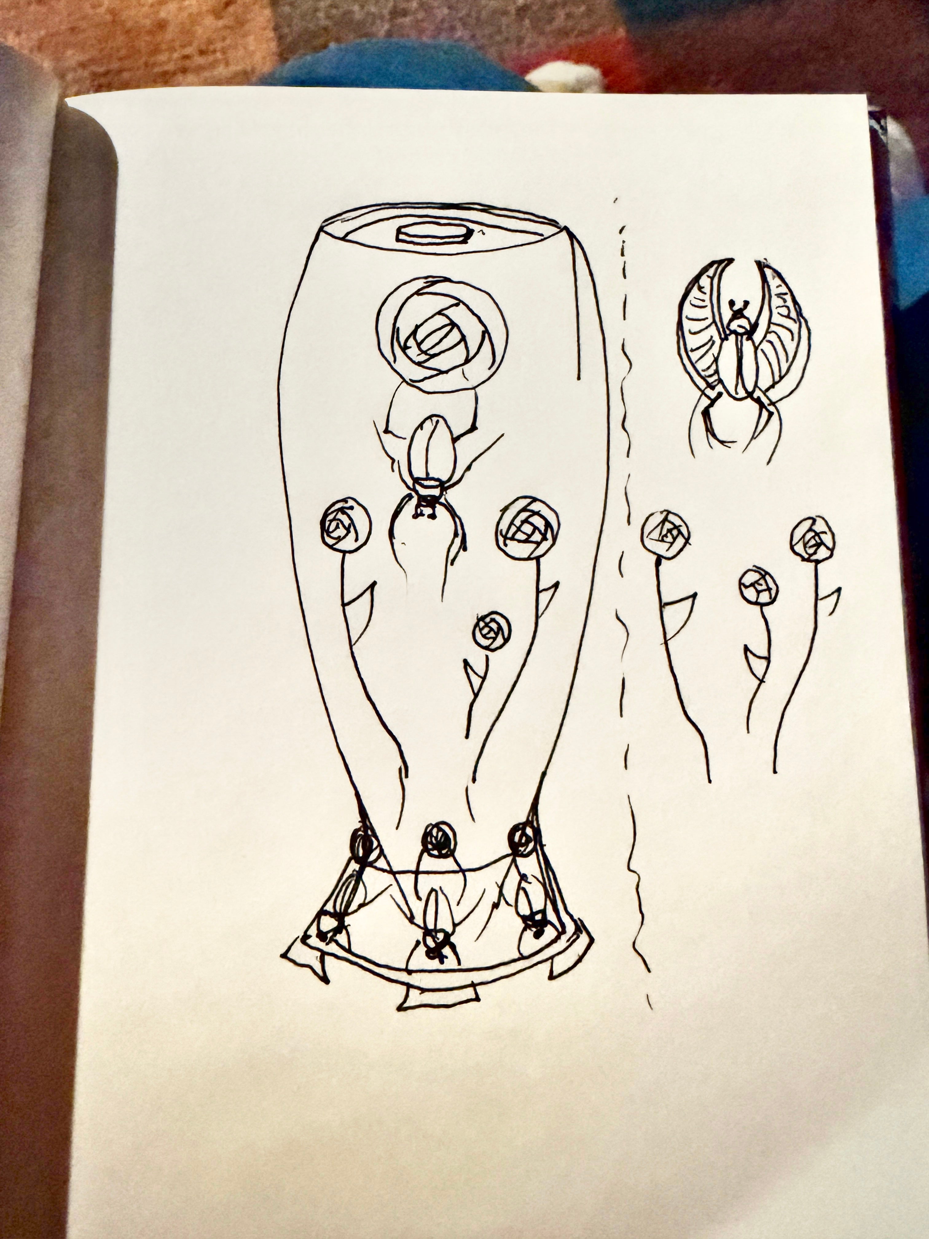 "Ashes to Afterlife" Decorated Urn