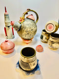 "Lobular Biopsy," Tea Set Sculpture