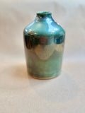 Iridescent Green Decorative Bottle Vase